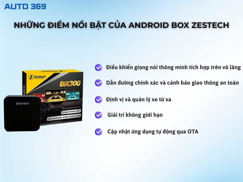 điểm nổi bật của Android Box Zestech