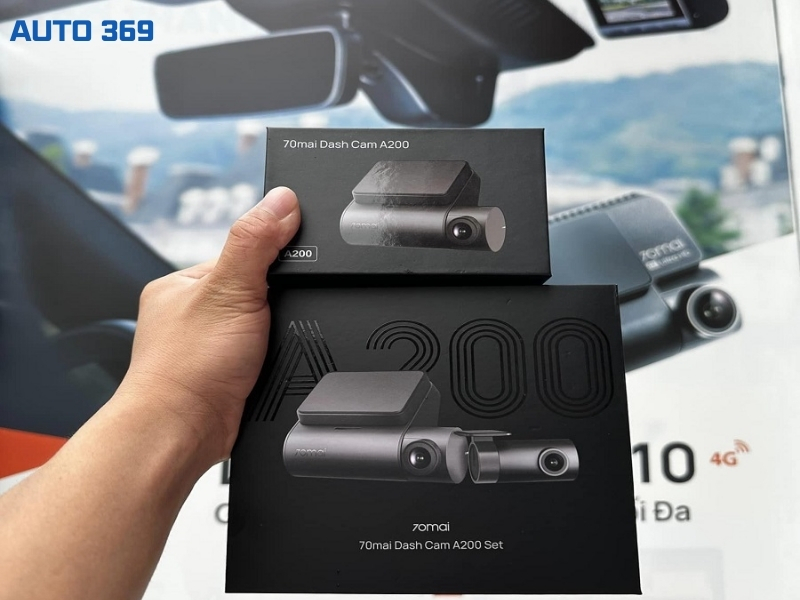 Gắn camera hành trình Xiaomi 70mai A200 cho ô tô