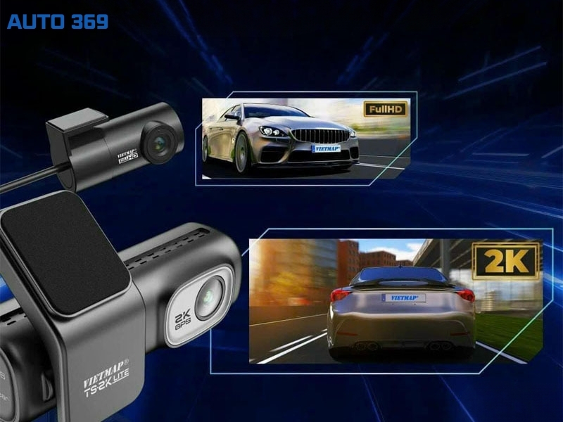 Camera hành trình Vietmap TS-2K Lite ghi hình rõ nét 